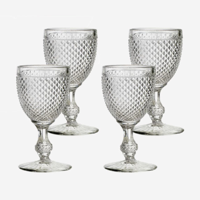 Vista Alegre | Bicos Water Goblet Glasses - Set of 4