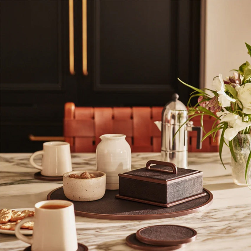 Addison Ross | Faux Shagreen Coasters - Set of 4