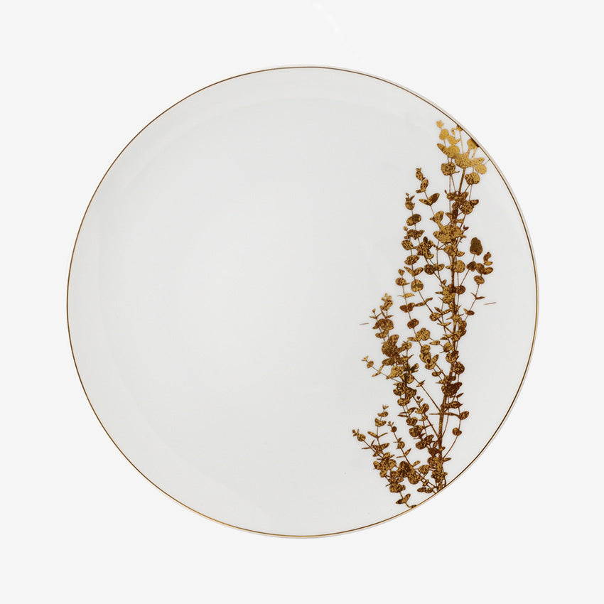 Bernardaud | Assiette Coupe Vegetal Or