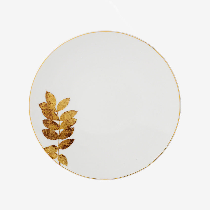 Bernardaud | Assiette Coupe Vegetal Or