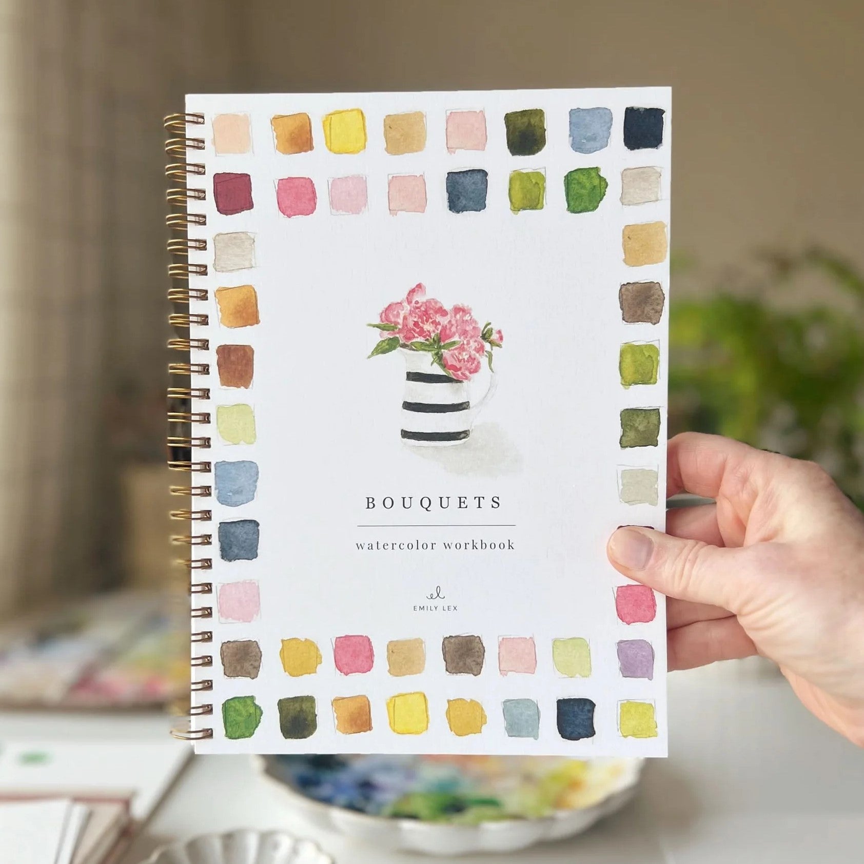 Emily Lex | Bouquets Watercolour Workbook