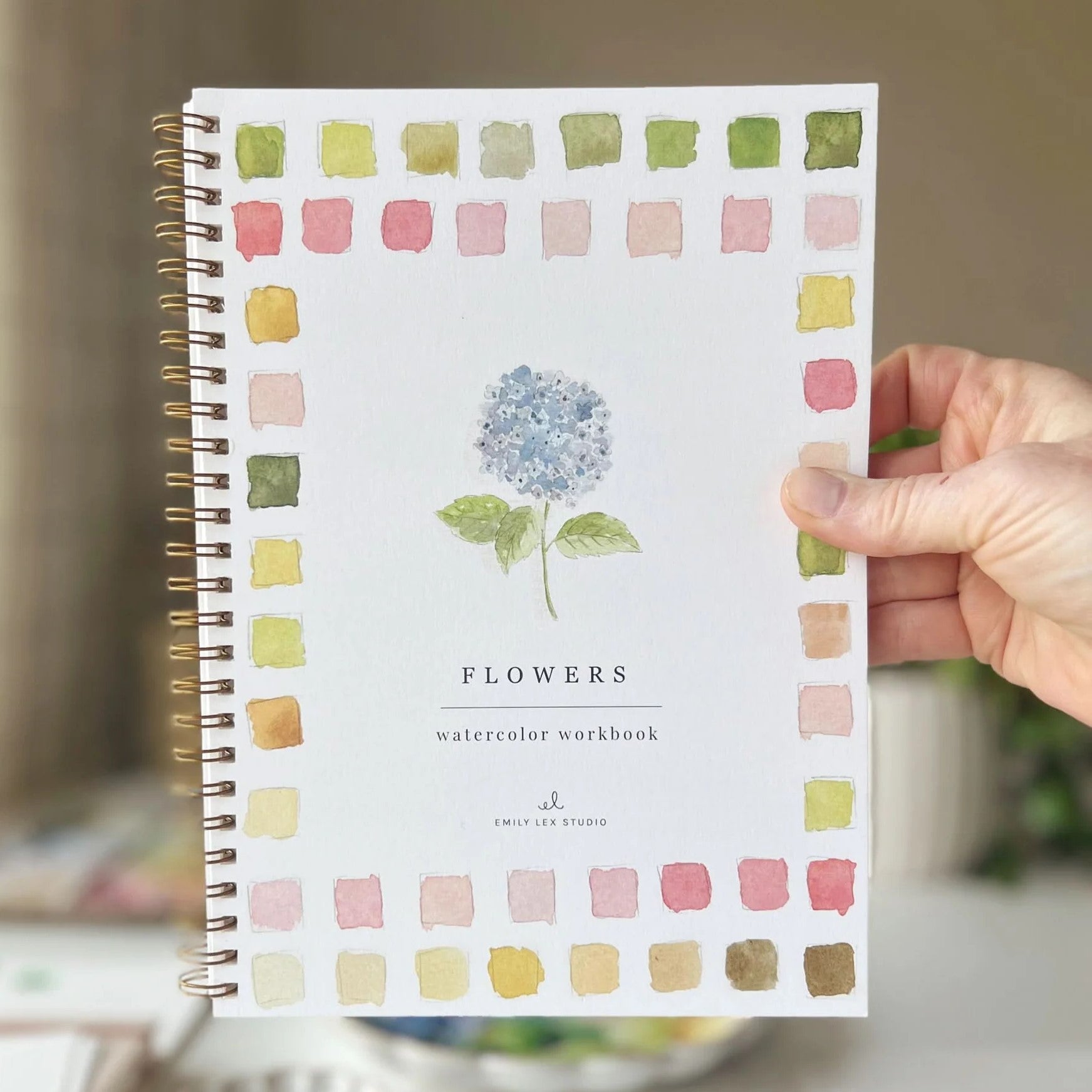 Emily Lex | Flowers Watercolour Workbook