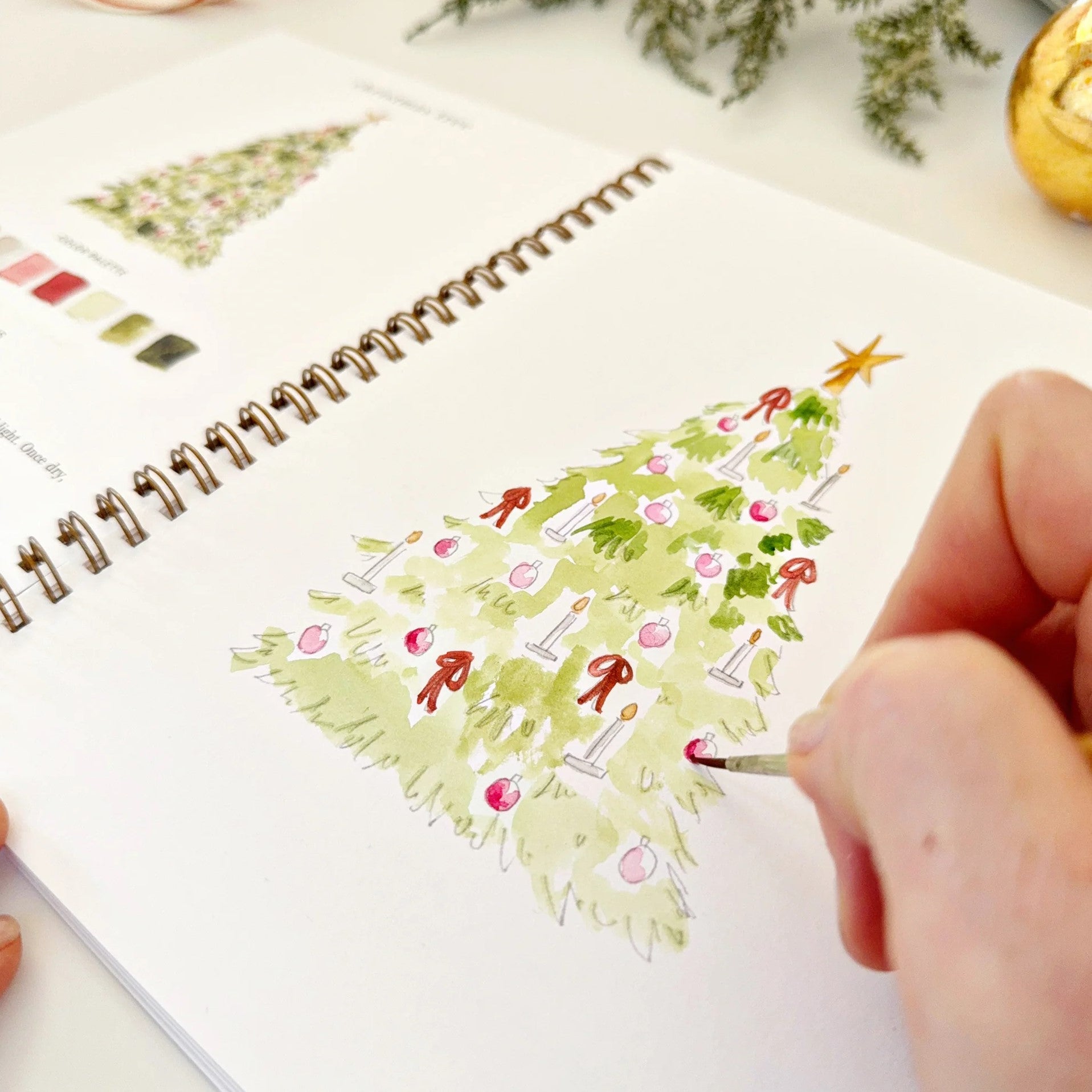 Emily Lex | Nutcracker Watercolour Workbook