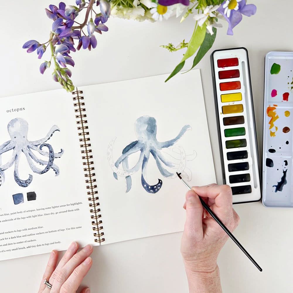 Emily Lex | Watercolour Paint Set With Brush