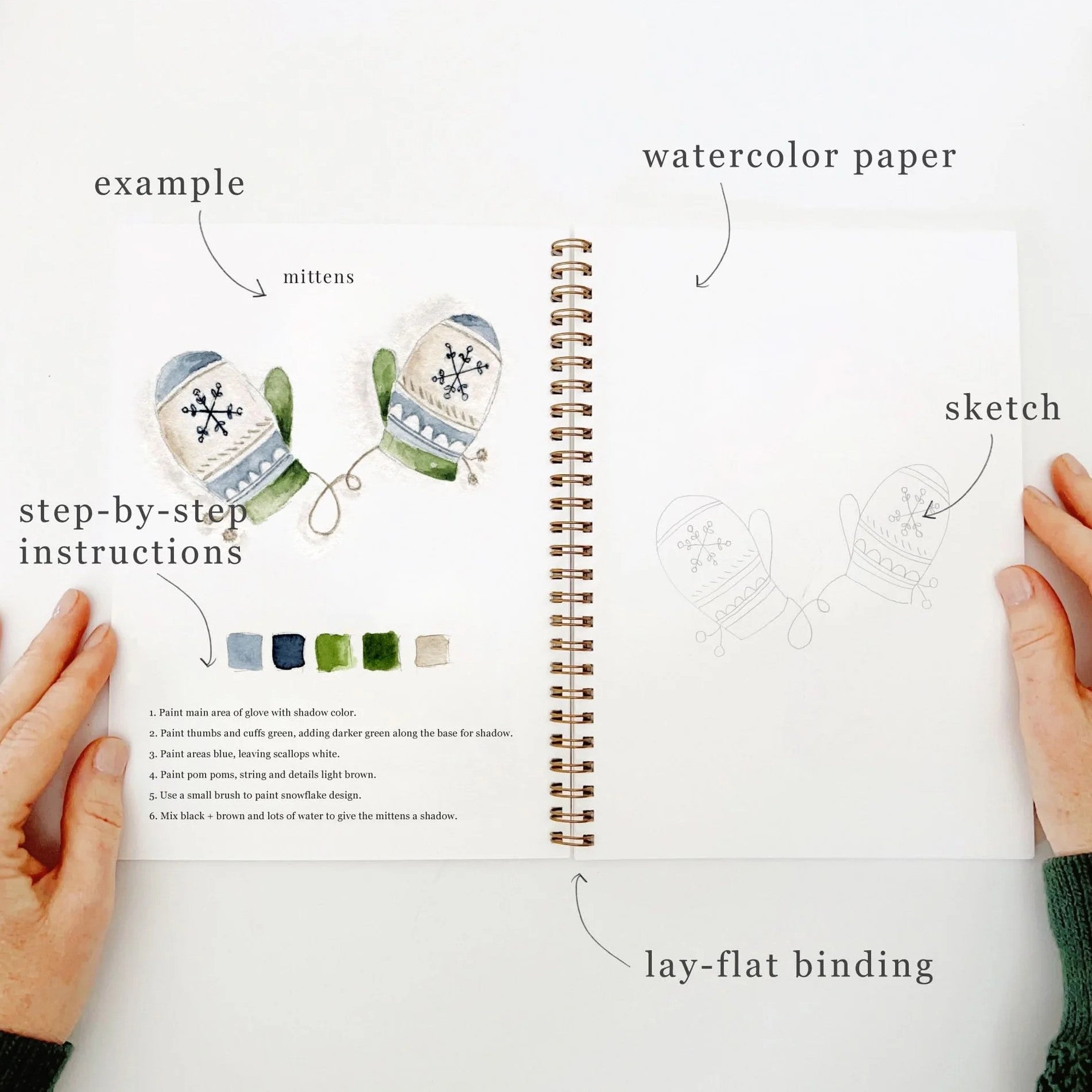 Emily Lex | Winter Watercolour Workbook