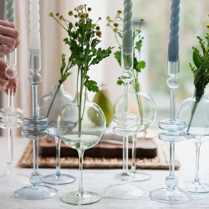 etúHOME | Paire de chandeliers en verre