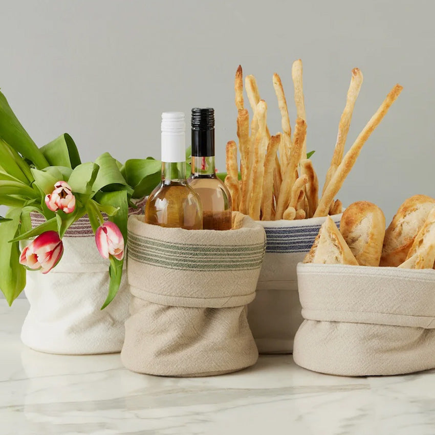 etúHOME | Linen Bistro Bag - Set Of 2