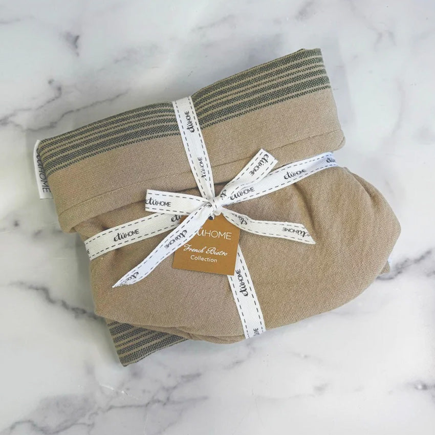 etúHOME | Linen Bistro Bag - Set Of 2