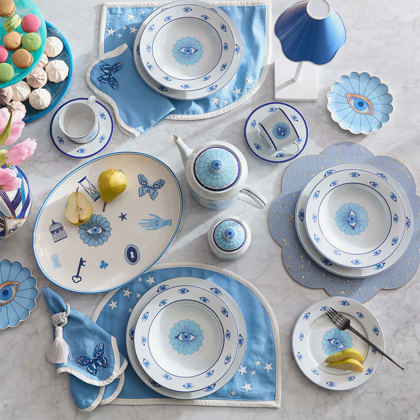 Jonathan Adler | Fleur Canape Plate - Set of 4