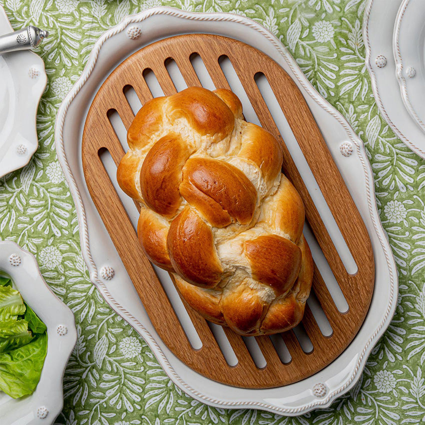 Juliska | Plateau à pain Challah Berry & Thread - Blanc