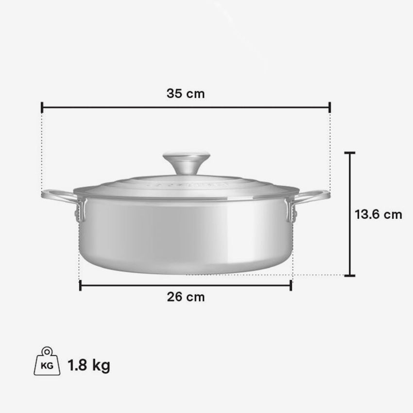 Le Creuset | Rondeau en Acier Inoxydable
