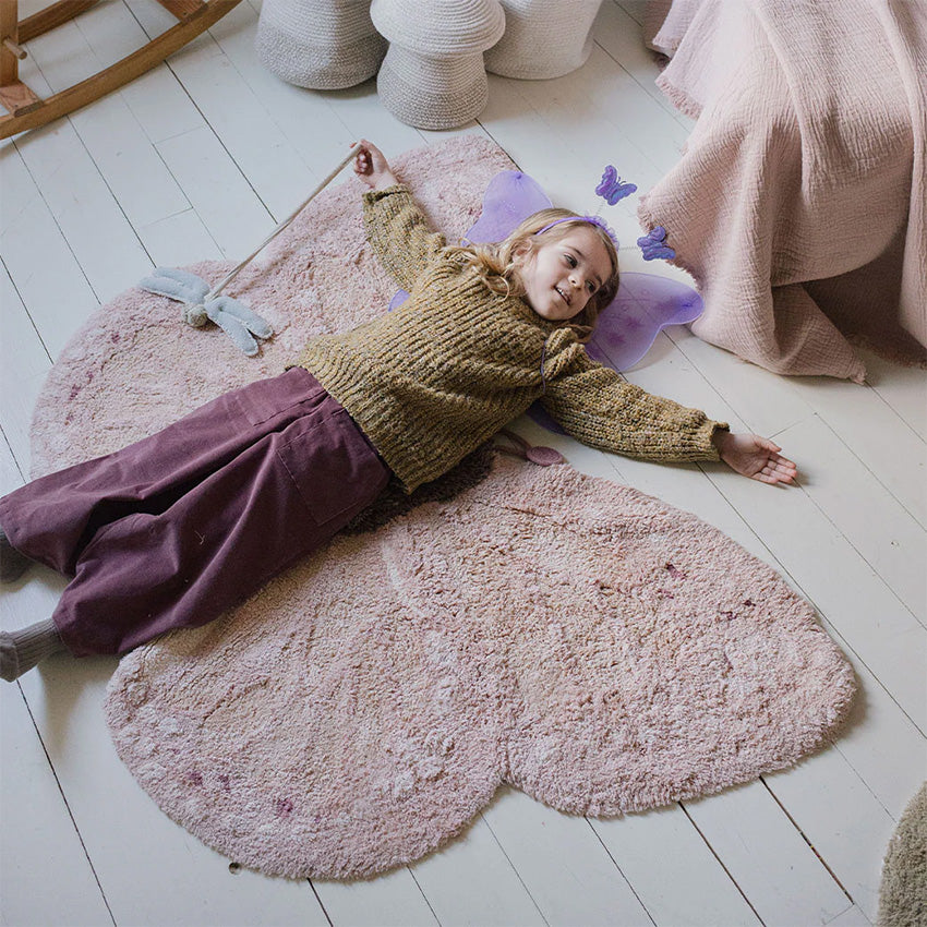 Lorena Canals | Washable Animal Rug Baby Butterfly