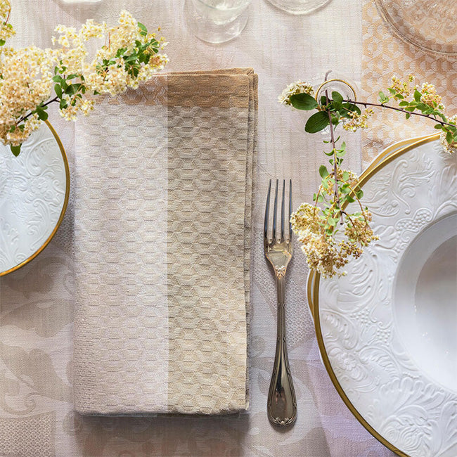 Le Jacquard Français | Serviette de table Évasion Céleste