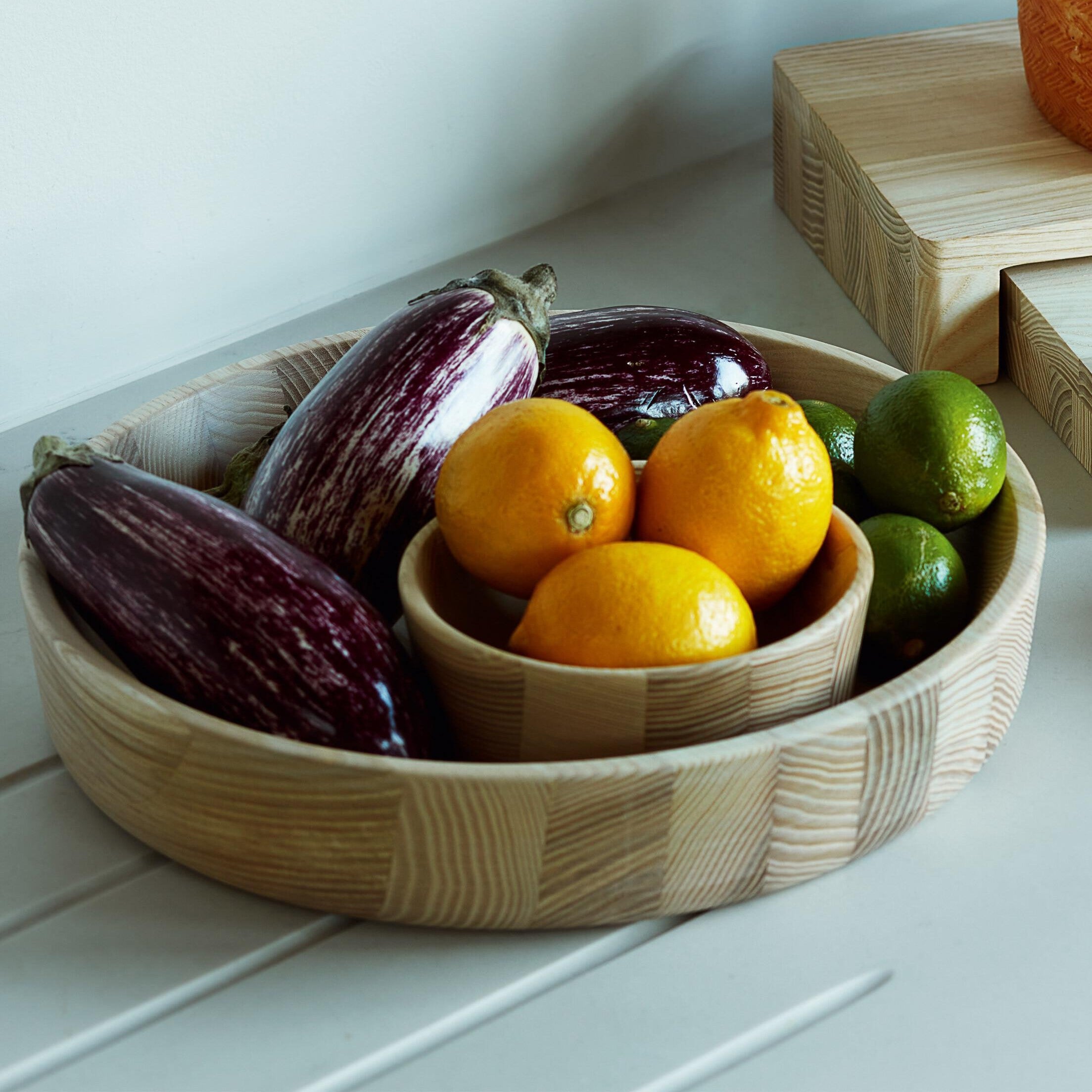 Lsa | Collective Ash Wood Low Bowl