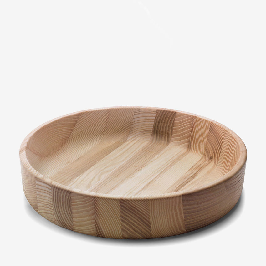 Lsa | Collective Ash Wood Low Bowl