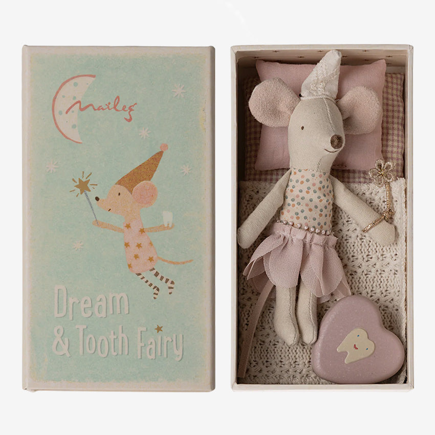 Maileg | Tooth Fairy Mouse In Matchbox