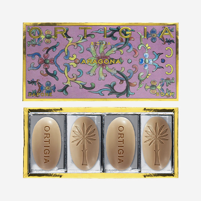 Ortigia | Savon Aragona - Ensemble de 4 (huile d'olive)