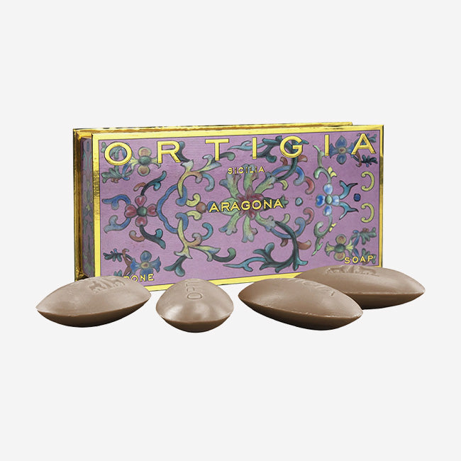 Ortigia | Savon Aragona - Ensemble de 4 (huile d'olive)