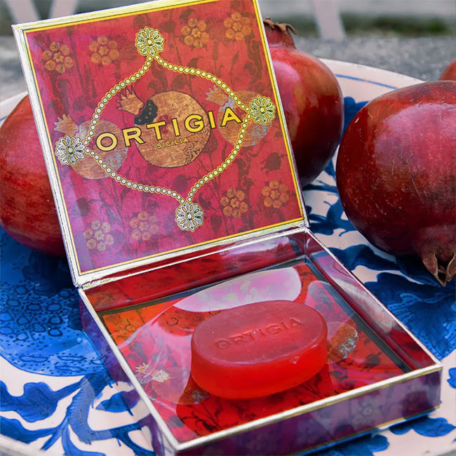 Ortigia | Melograno Glass Plate & Soap