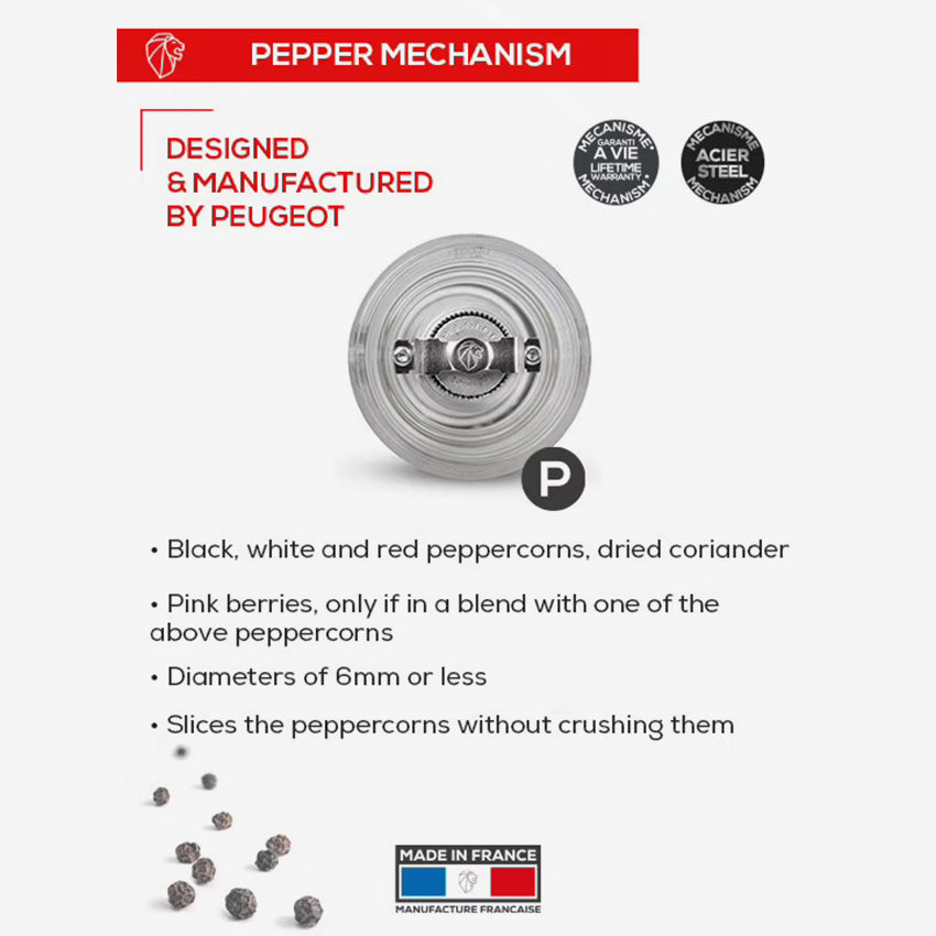 Peugeot | Nancy Acrylic Pepper Mill