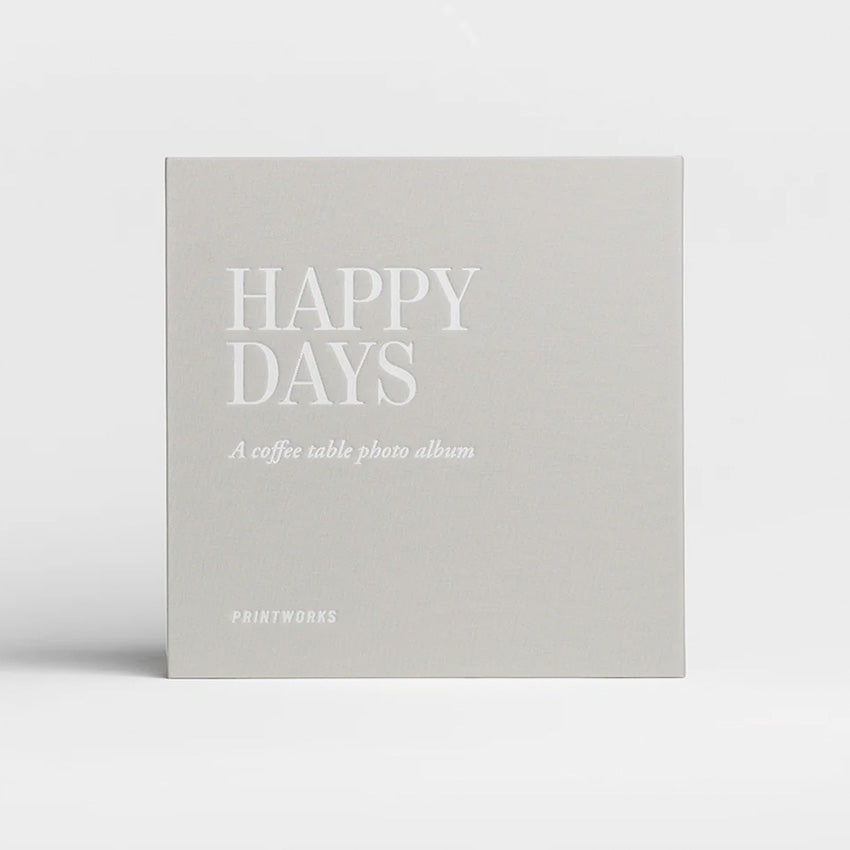 Printworks | Album photo - Happy Days - Blanc