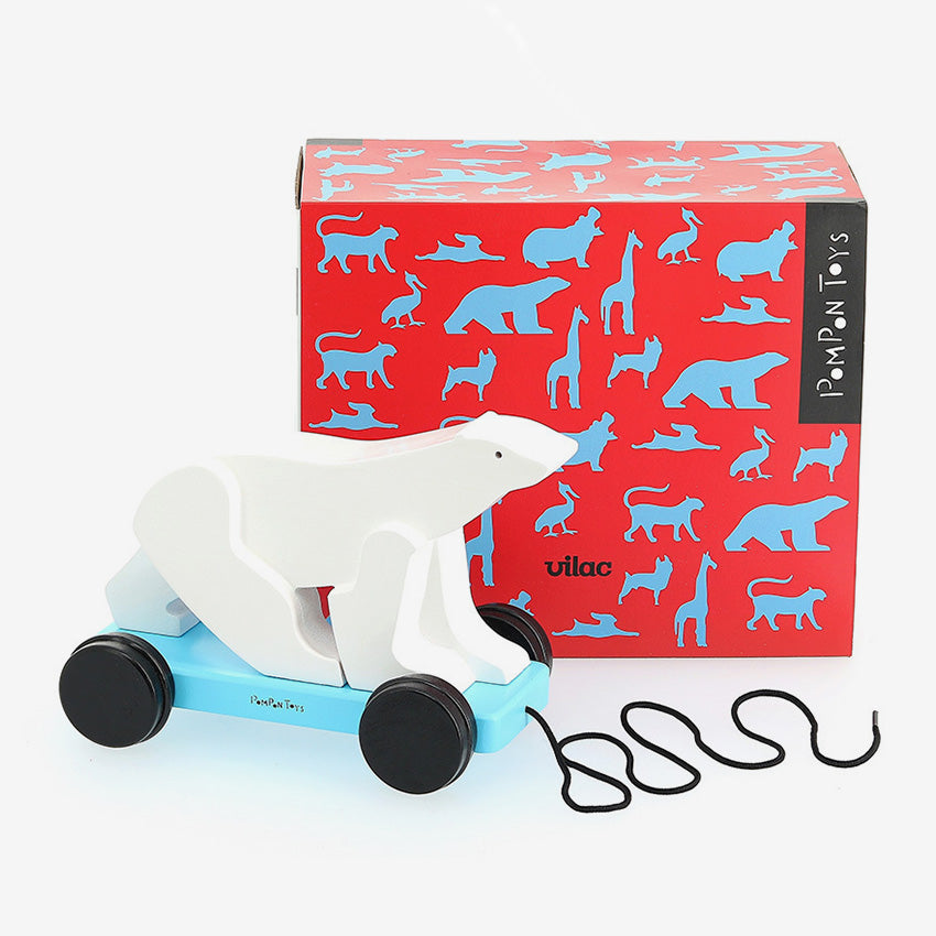 Vilac | Pompon Pull-Along Animal