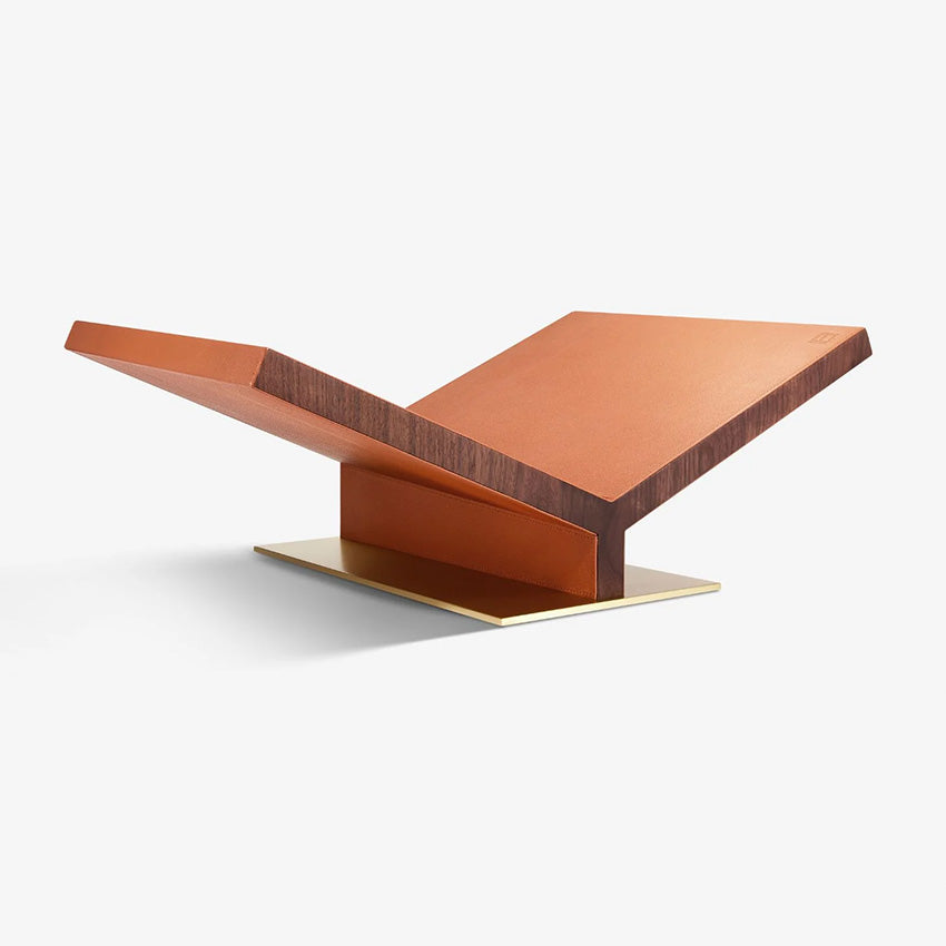 Assouline | Collector Pebbled Leather Bookstand