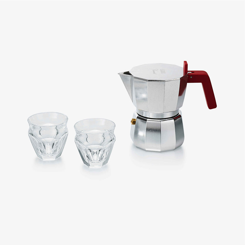 Baccarat | Harcourt Talleyrand Espresso For Two Alessi Moka Set