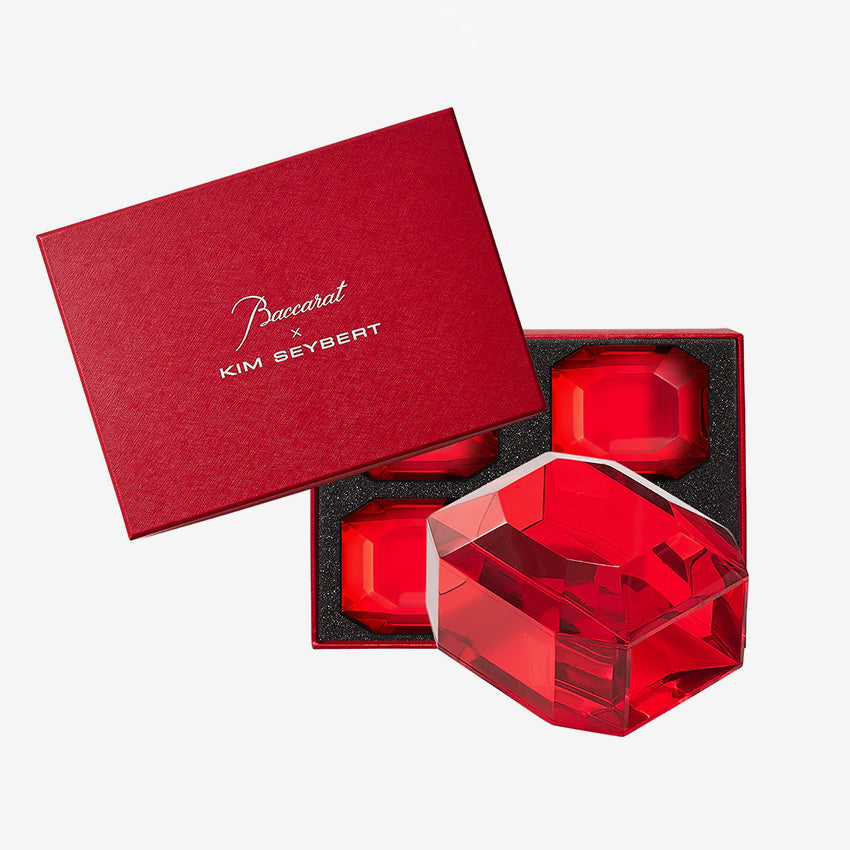 Baccarat X Kim Seybert | Octogone Napkin Ring - Set of 4