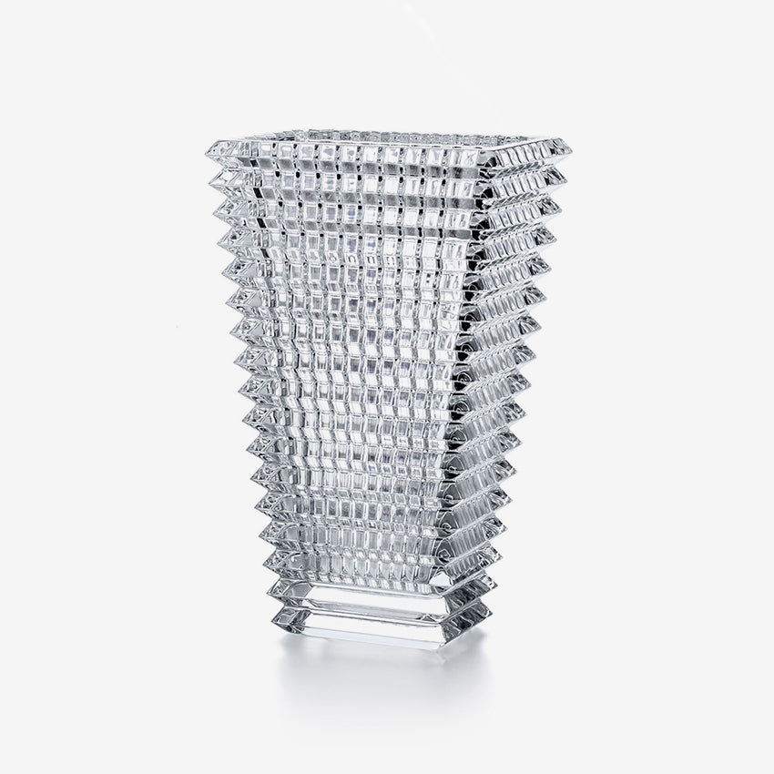 Baccarat | Vase à oeil en cristal rectangulaire