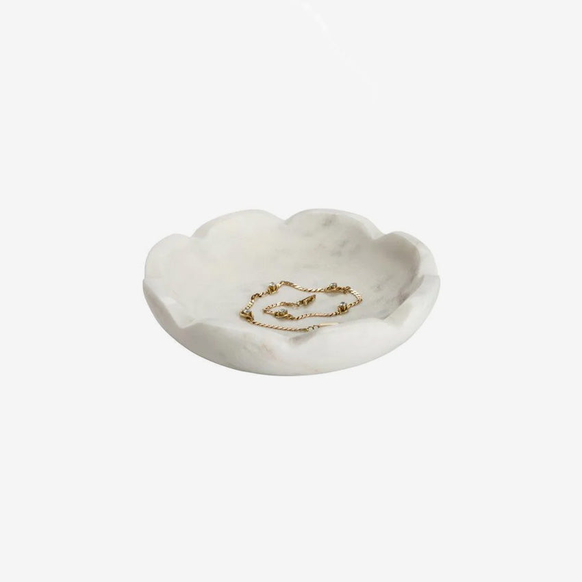 Belle de Provence | Marble Bijou Bowl - White