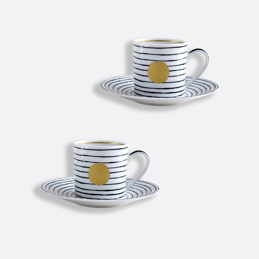 Bernardaud | Aboro Coffee Cups & Saucers