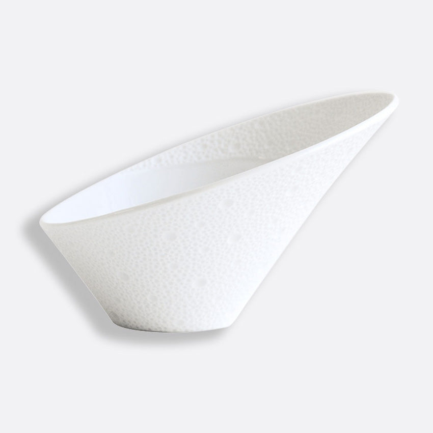 Bernardaud | Ecume Asymmetric Salad Bowl
