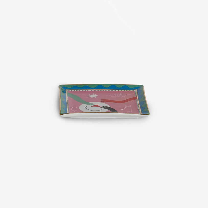 Bitossi Home | Il Frutto Della Passione Squared Trinket Tray - Mani