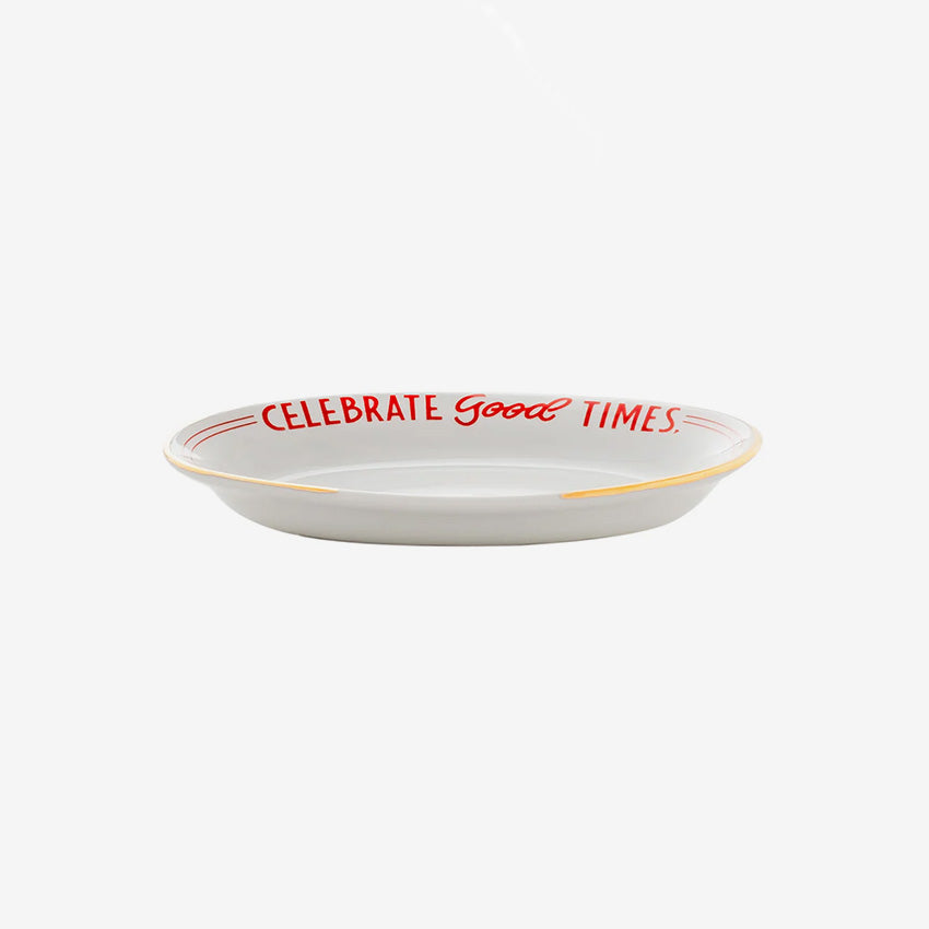Bitossi Home | The Club Oval Tray - Good Times