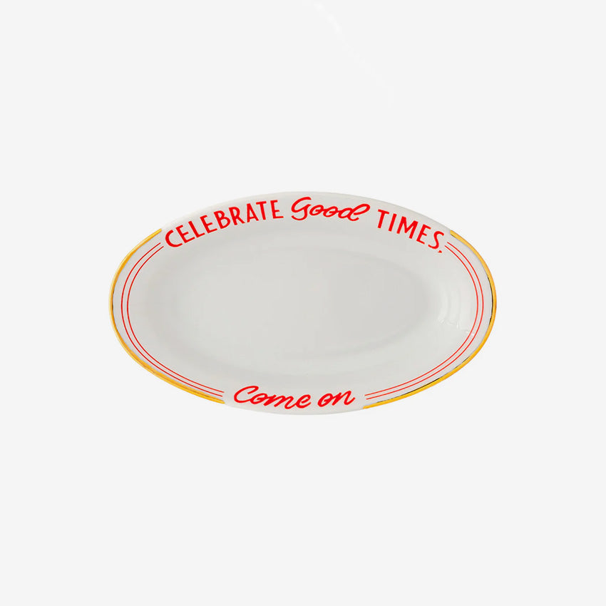 Bitossi Home | The Club Oval Tray - Good Times