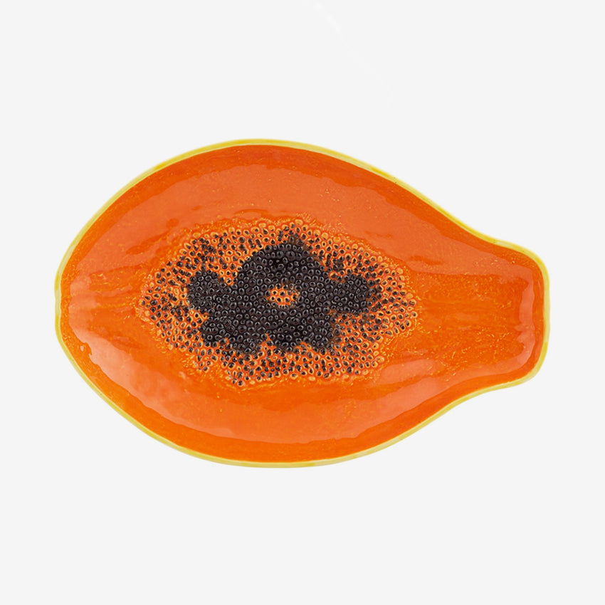 Bordallo Pinheiro | Tropical Fruits Papaya Platter - 9cm