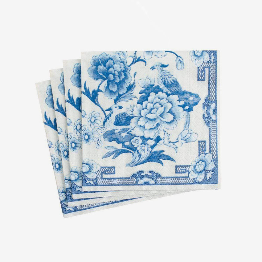 Caspari | Blue and White Napkin