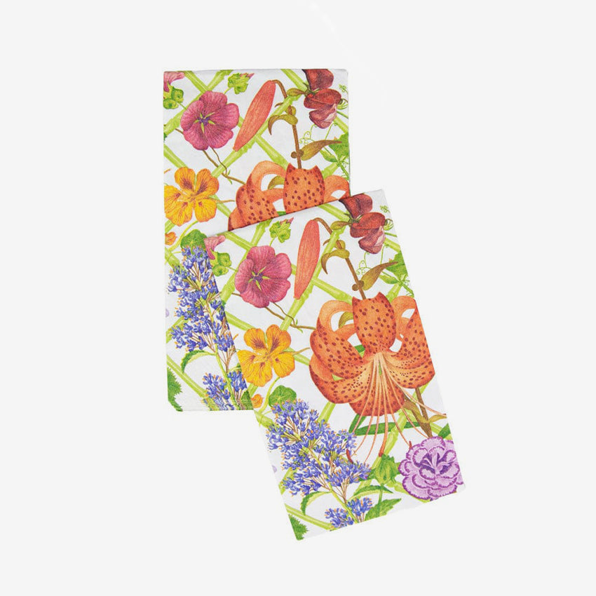 Caspari | Floral Trellis Napkin