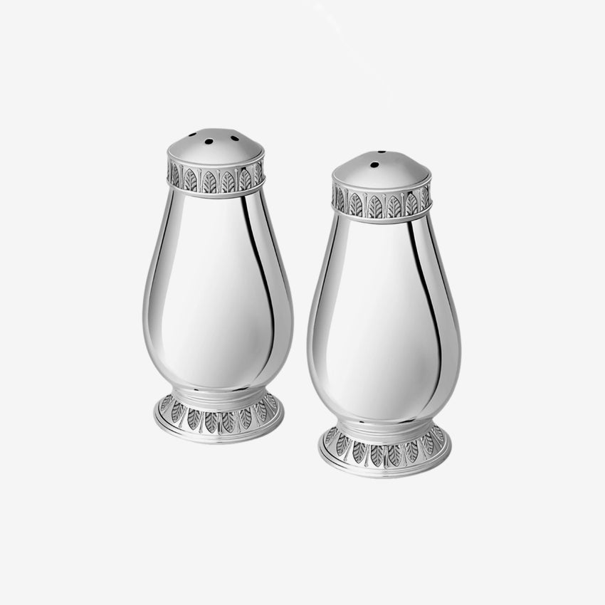 Christofle | Malmaison Salt & Pepper Shaker Set Silver Plated