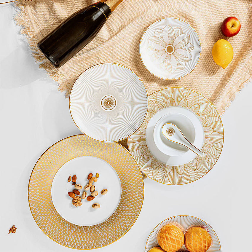 Christofle | Malmaison Impériale Assiette en porcelaine