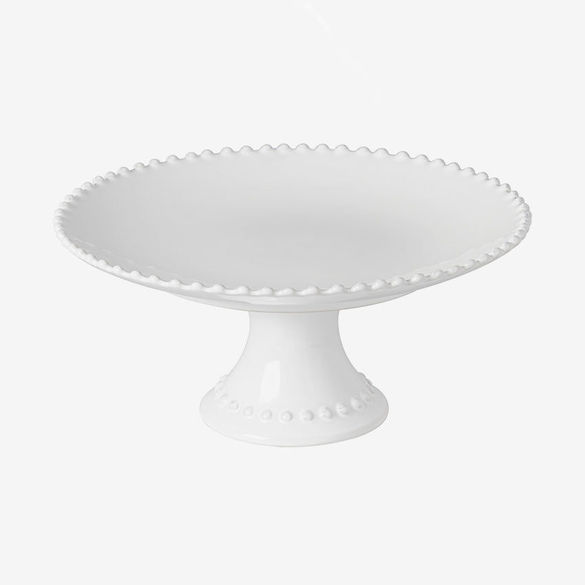 Costa Nova | Pearl White Footed Plate