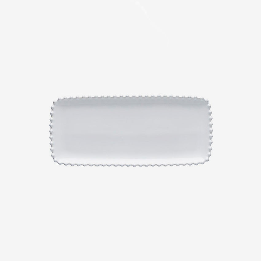 Costa Nova | Pearl White Rect. Tray