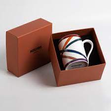 Missoni Home Dinnerware | Nastri Beige Luxury Box Mug