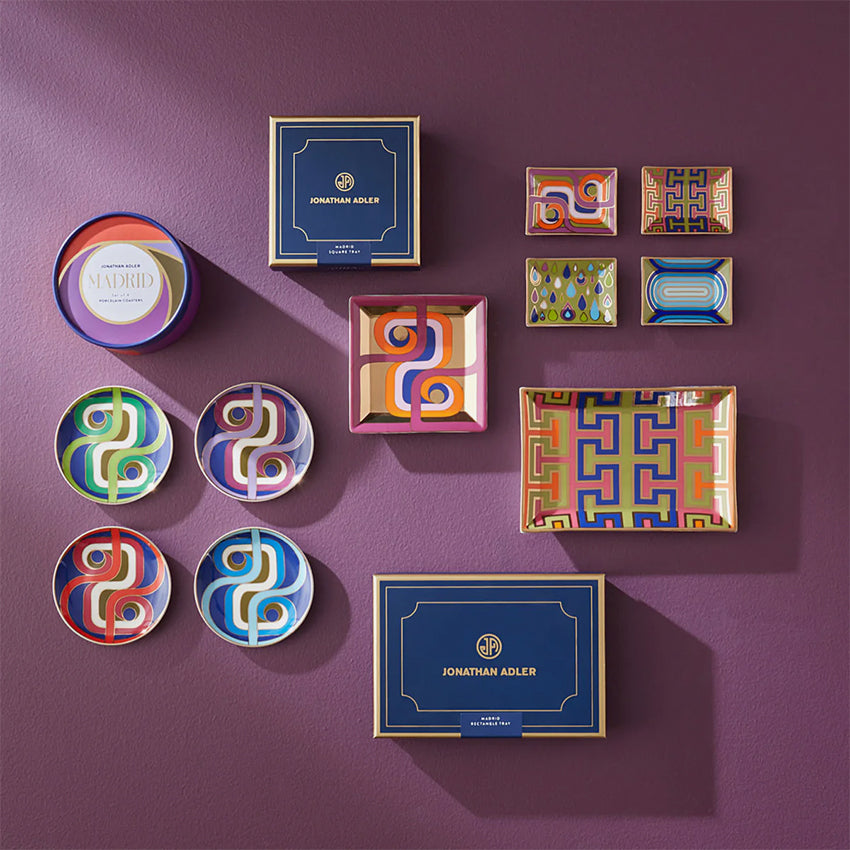 Jonathan Adler | Sous-verres Madrid - Lot de 4 - Multi