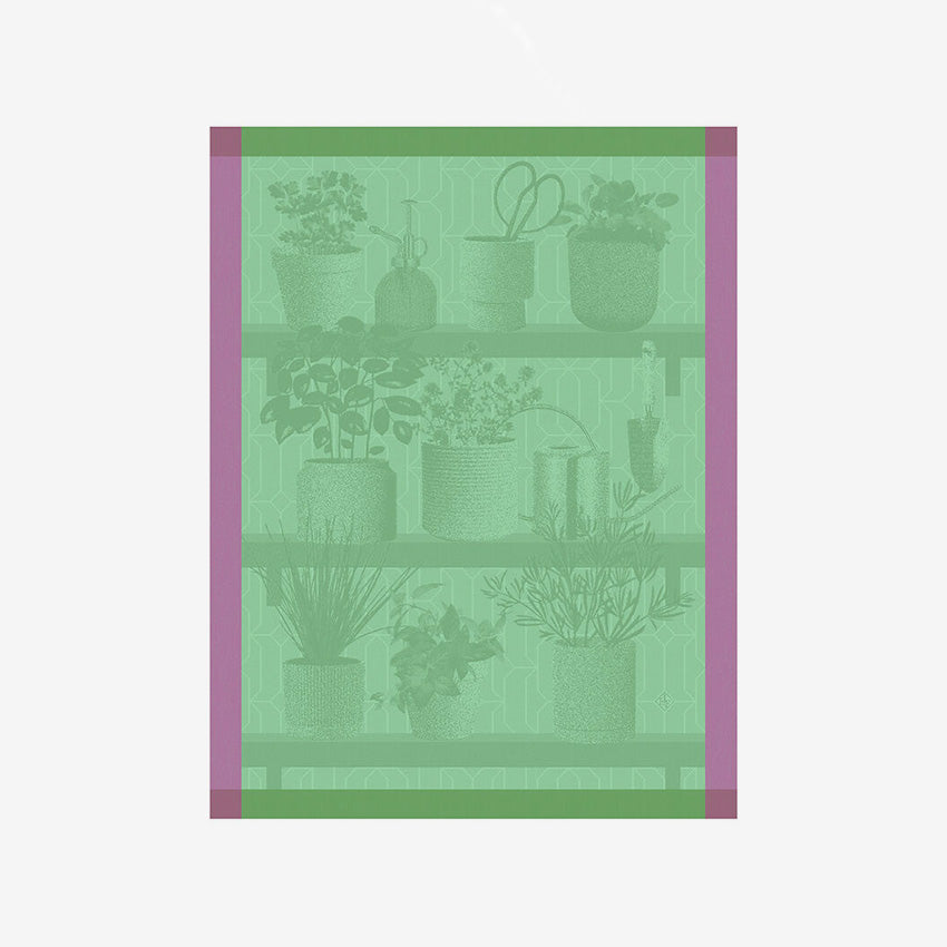 Le Jacquard Français | Torchon Herbes Fraîches