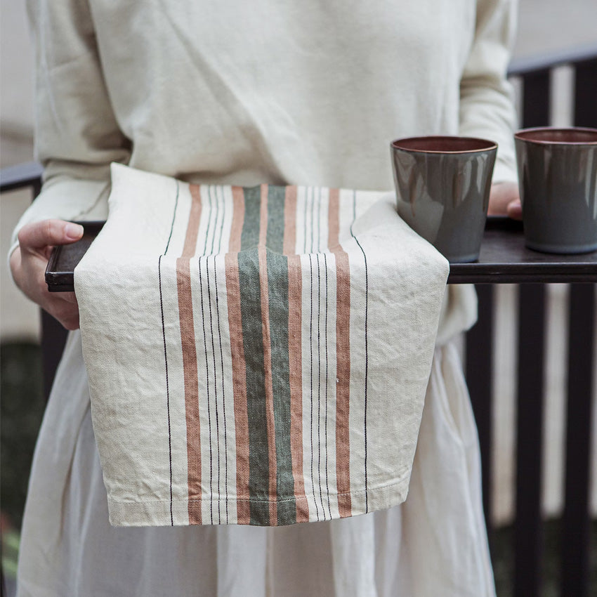 Libeco | Gypsum Stripe Towel