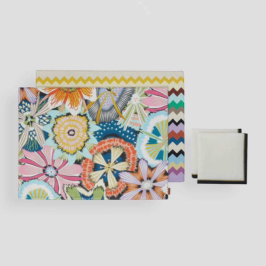 Missoni Home | Set de Table & Serviette de Table Alice Valparaiso - Ensemble de 2