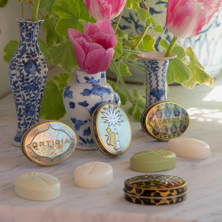 Ortigia | Ambra Nera Soap 25G In Tin