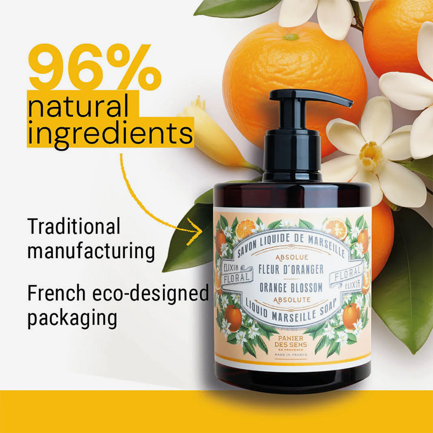 Panier des Sens | Liquid Marseille Soap - Orange Blossom - 500ml